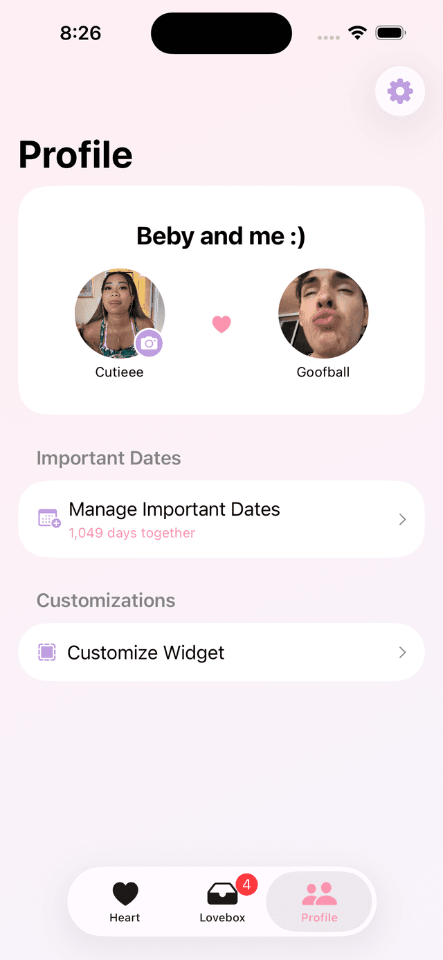 lovelee app screenshot 2