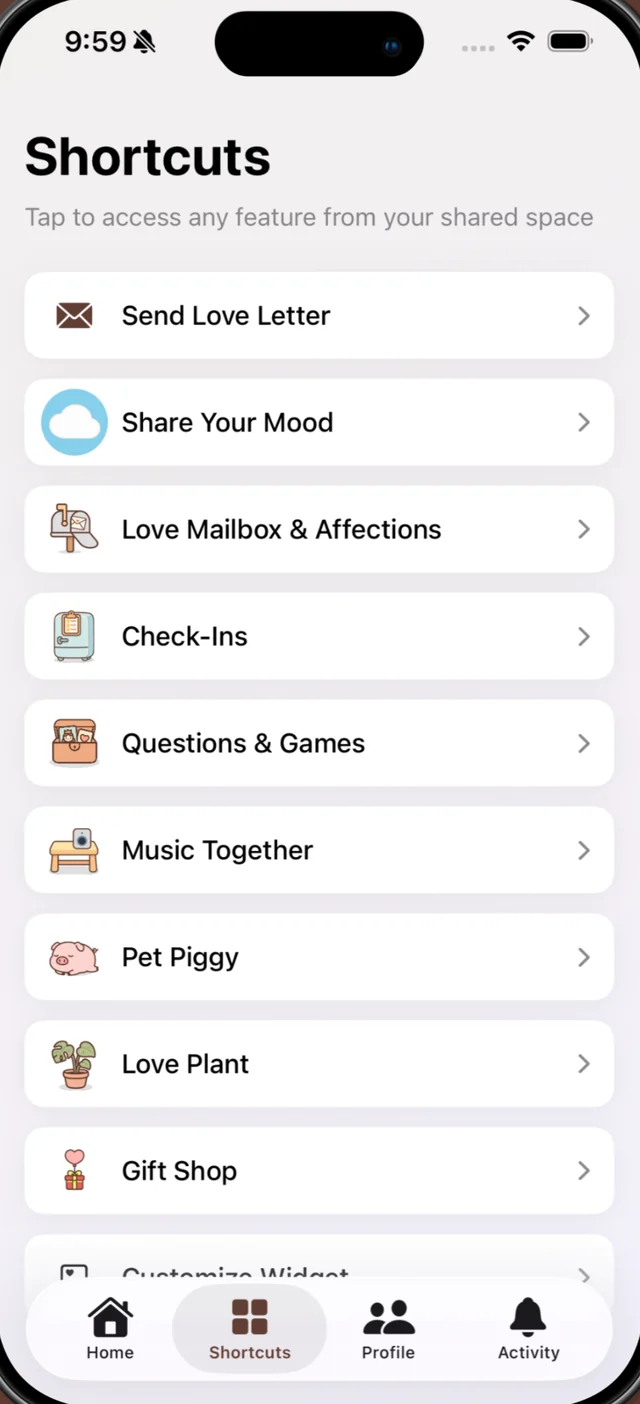 shortcuts